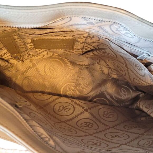 Brighton Light Beige Croc Embossed Shoulder Bag U346867 - Picture 5 of 12